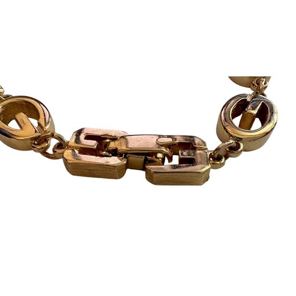 Givenchy G Link Gold Plate Bracelet - Picture 7 of 16